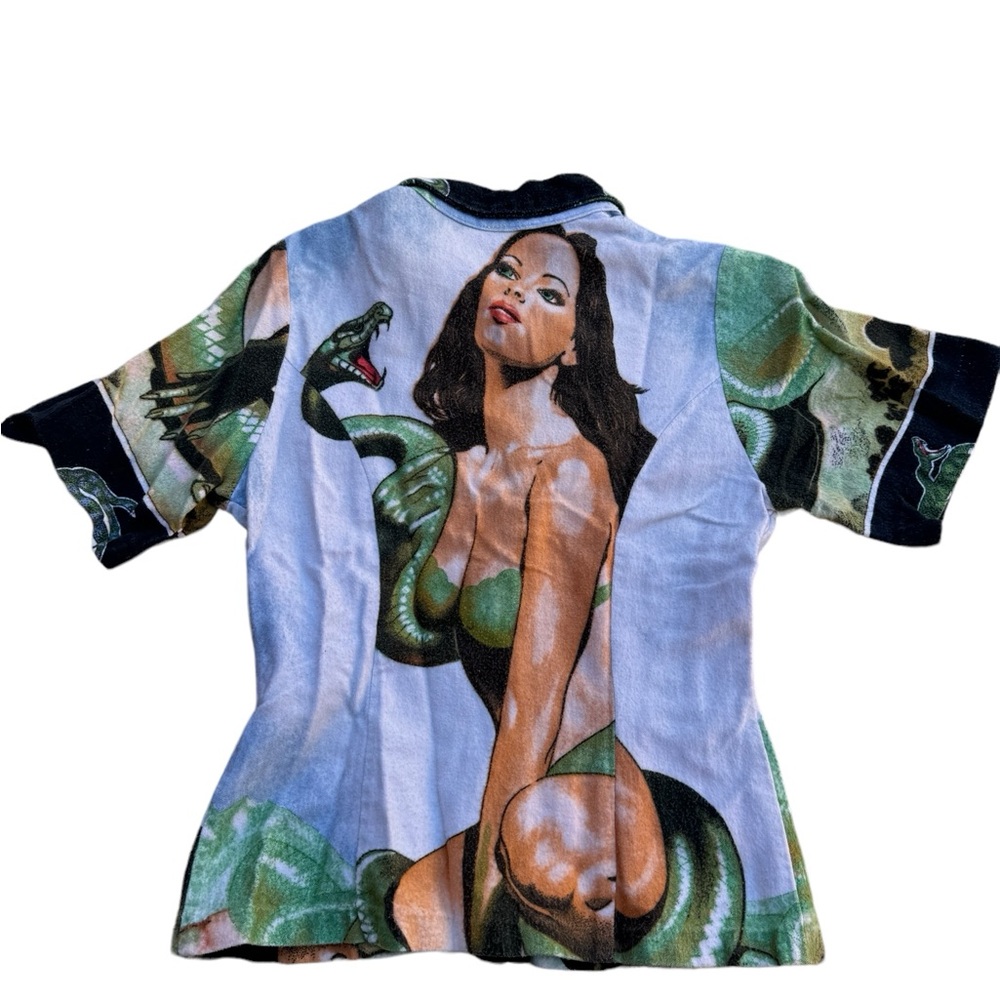 Vintage Woman and Serpent Blouse by Halo